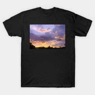 Suburban Cloudy Sunset T-Shirt